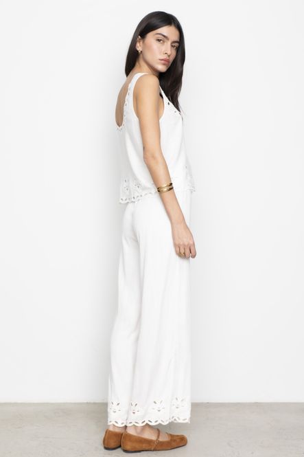 Hovedbilde Everly Trouser White 
