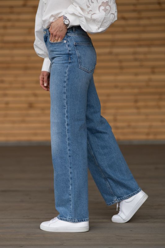 W Wide Jeans Light Blue 