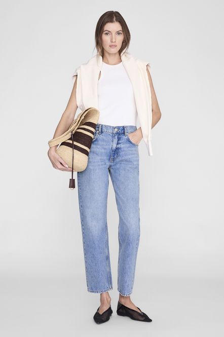 Hovedbilde Leah Stripes Hobo Raphia Natural/Brown 