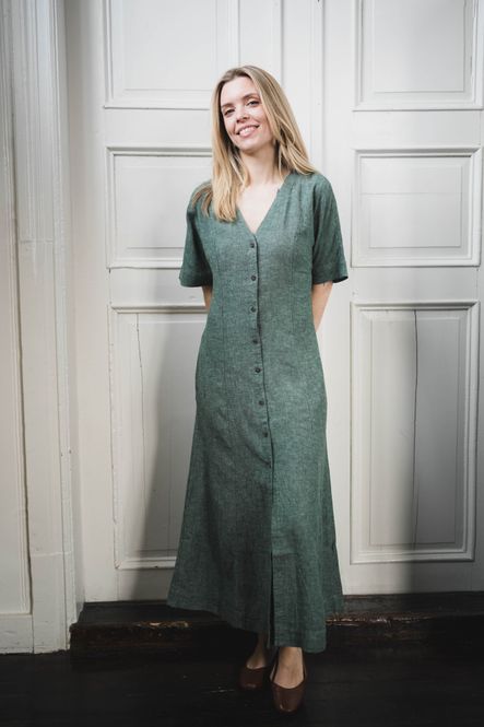Hovedbilde Viana Ginia 2/4 Dress Laurel W Melange 