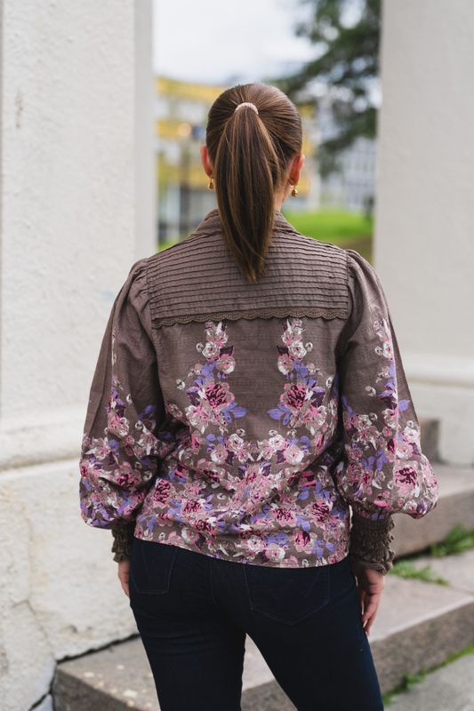 Somellu LS Shirt Timber Wolf Somellu Print 
