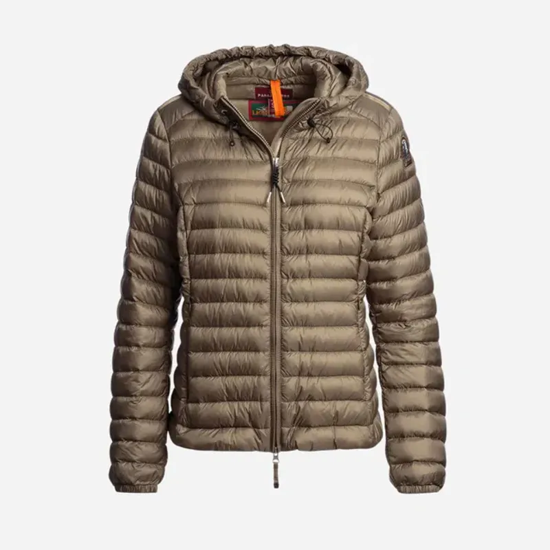 Rory Hooded Down Jacket Olive Brown 