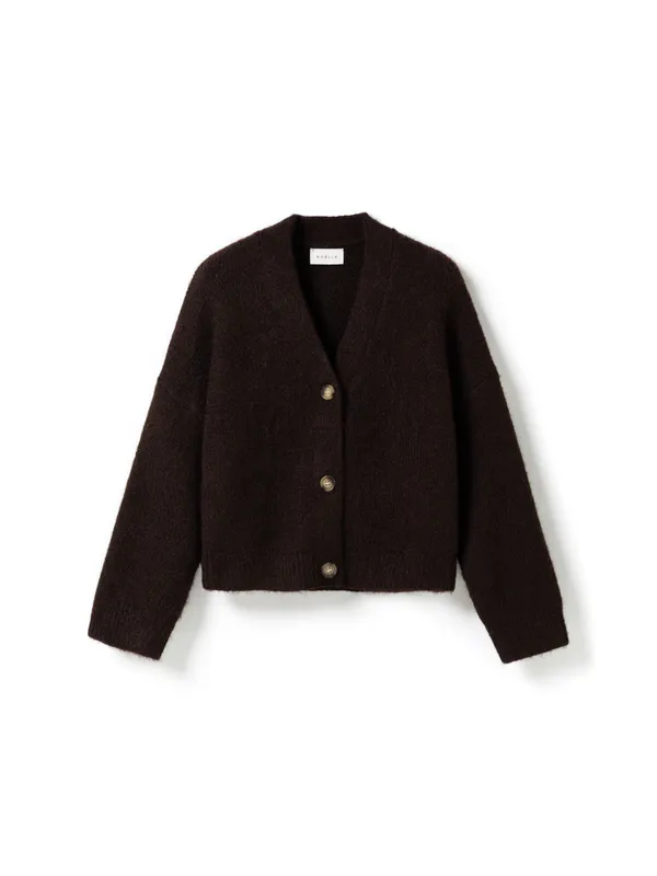 Laiana Knit Cardigan Chocolate 
