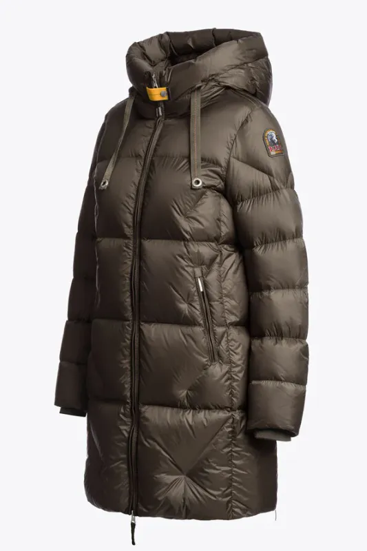 Janet Hooded Down Jacket Antique Bronze 