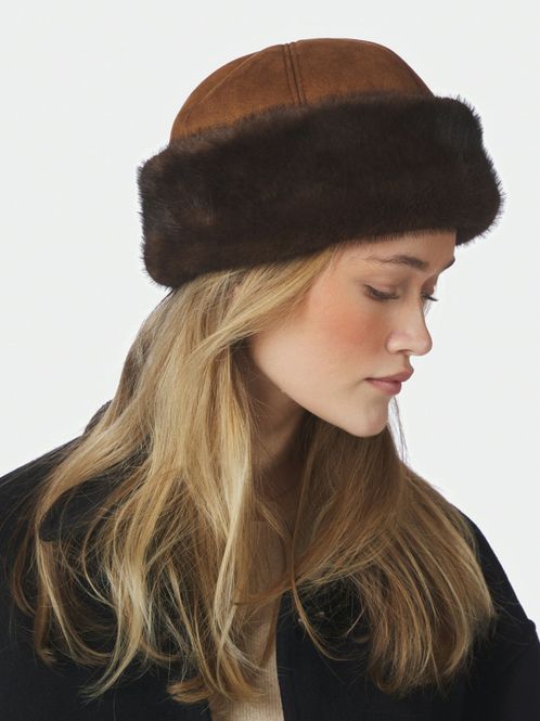 Hovedbilde Nappi Faux Fur Hat Brown 