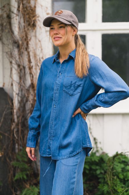 Hovedbilde Scarlett Shirt Medium Wash Blue Denim 