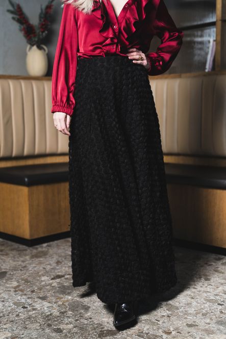 Hovedbilde Decorated Maxi Skirt Black 