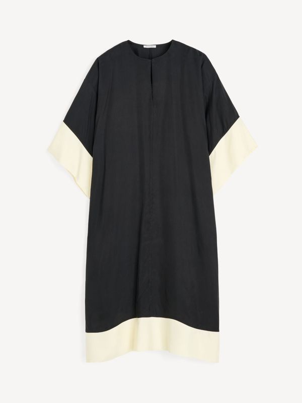 Cicine Dress Black White Color Block 