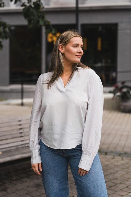 Hovedbilde Mie Tencel Blouse Grey 