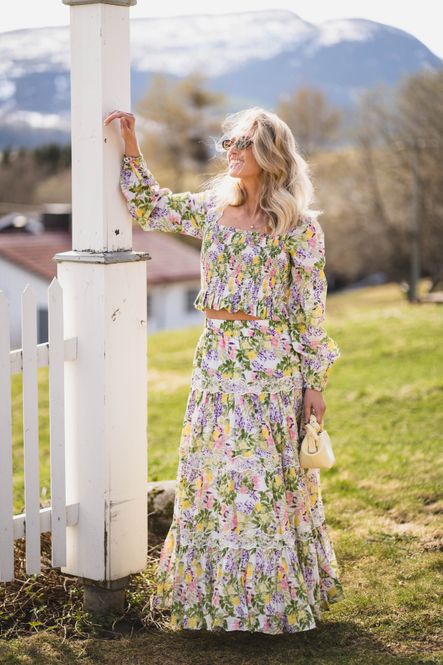 Hovedbilde Cotton Slub Top Summer Lilacs 