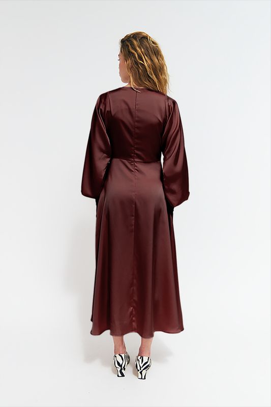 Wrenleecras Dress Java Brown 