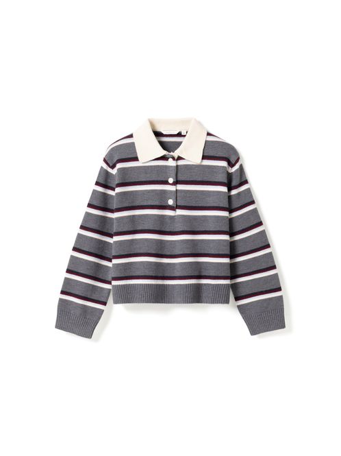 Hovedbilde Merryll Knit Delissa Grey Stripe