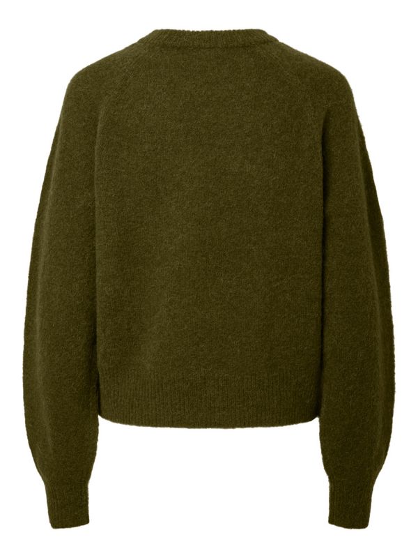 Johi LS Wool Blend Pullover Fir Green 