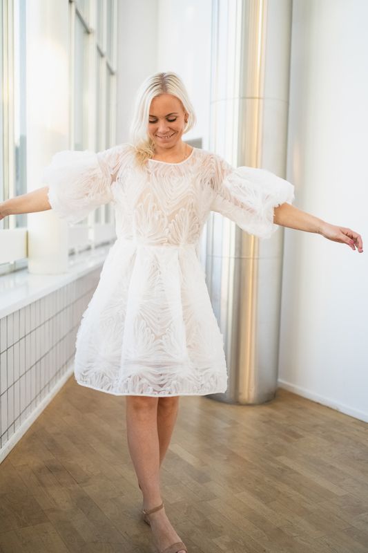 Kubic Dress White 