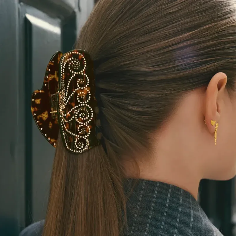 Kamaria Hair Claw Dark Tortoise 
