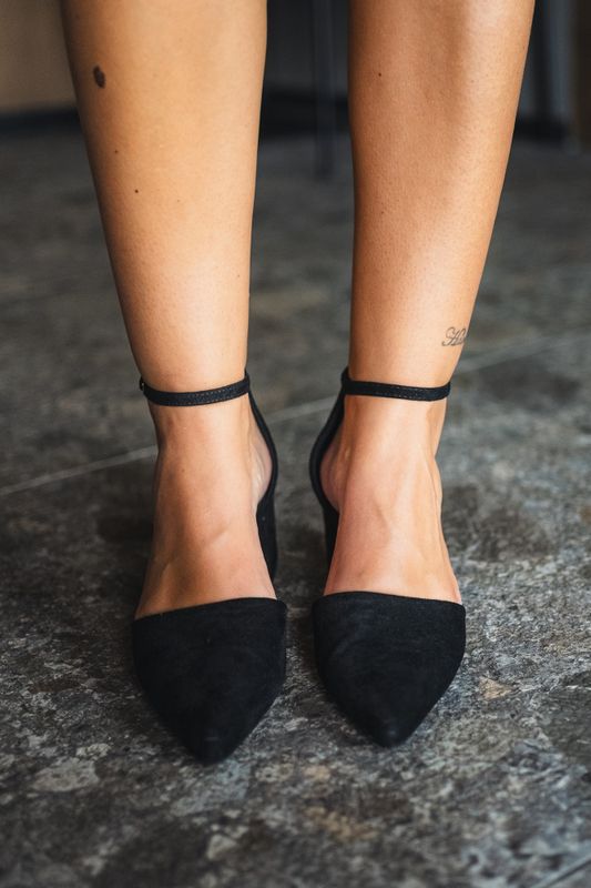 Devived Pump Micro Suede Black 