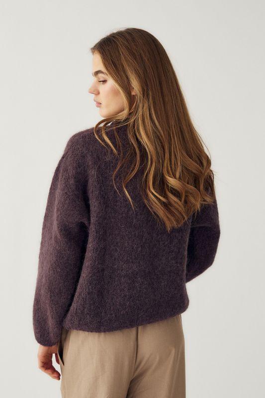 Kae Knit Cardigan Chocolate 
