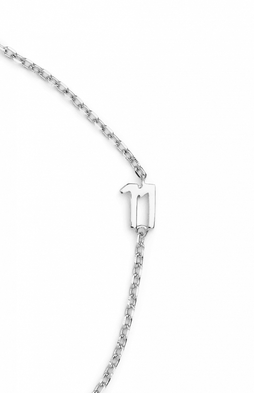 Big Number Bracelet Silver - 5