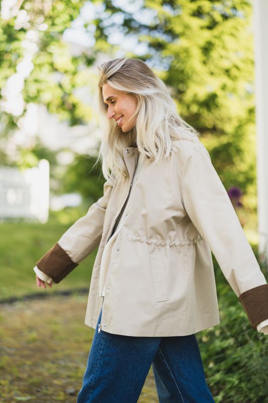 Anca LS Parka Jacket Oxford Tan 