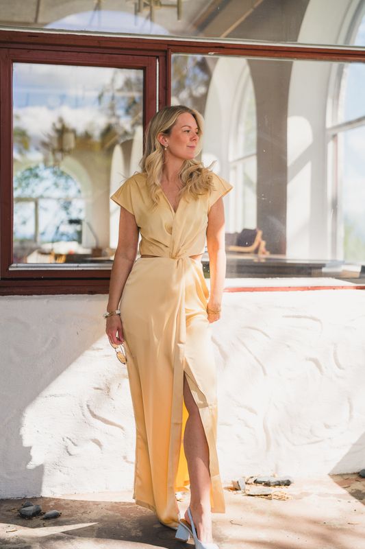 Zephyr Dress Butter Yellow 