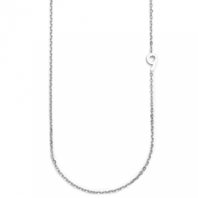 Hovedbilde Big Number Necklace Silver - 50L - 9