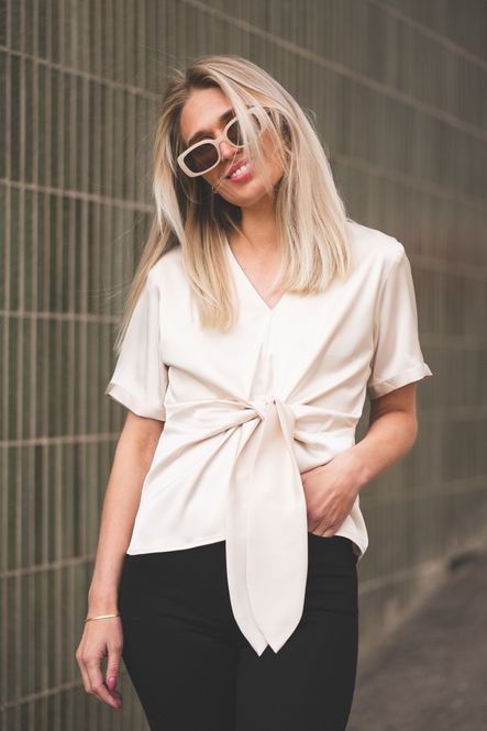 Hovedbilde Blair Blouse Semi Rich Porcelain 