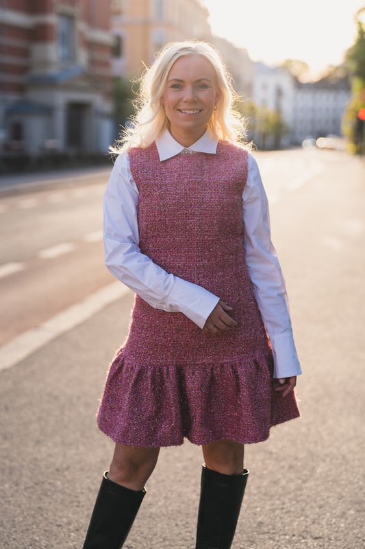 Kajsa Mini Dress Rose 