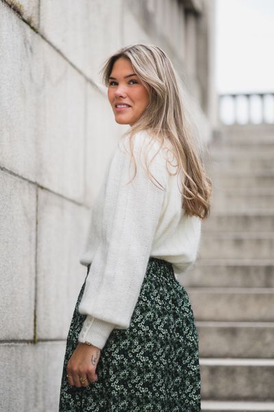 Hovedbilde Amalie Puff Pullover Egret 