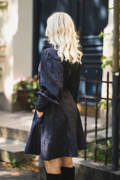 Hovedbilde Jacquard Mini Dress Anthracite