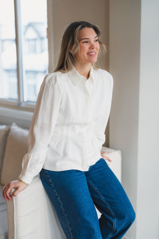 Elsa Asana Shirt Egret 