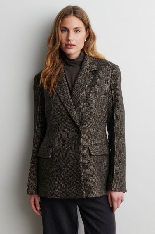 Emi New Fitted Blazer Demitasse