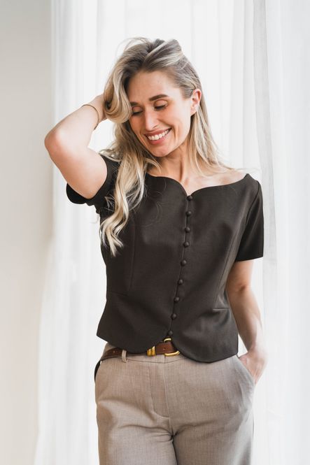 Hovedbilde Tango Structure Top Dark Brown 