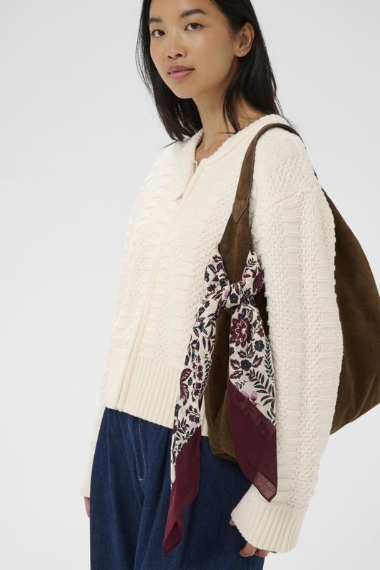 Phi Scarf Fig Bird Print 