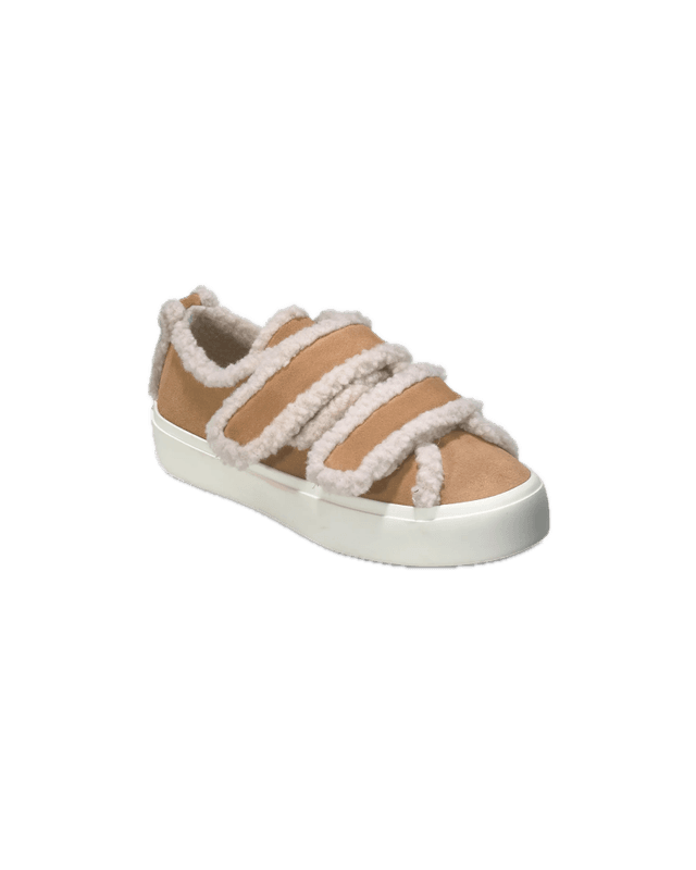 Shearling Low Velcro Light Beige 