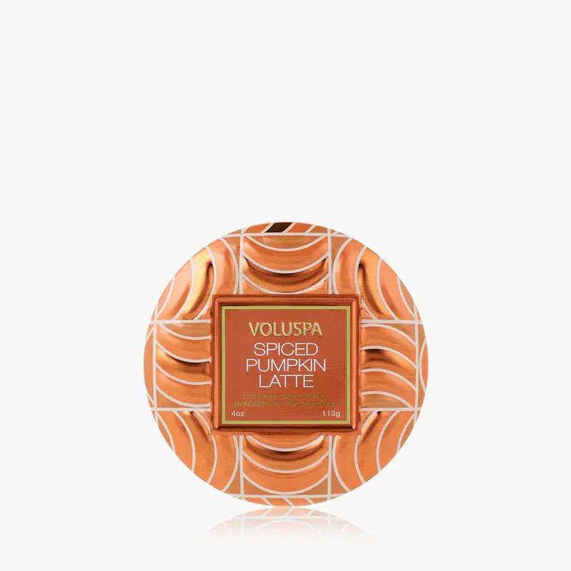 Mini Tin Candle Spiced Pumpkin Latte 