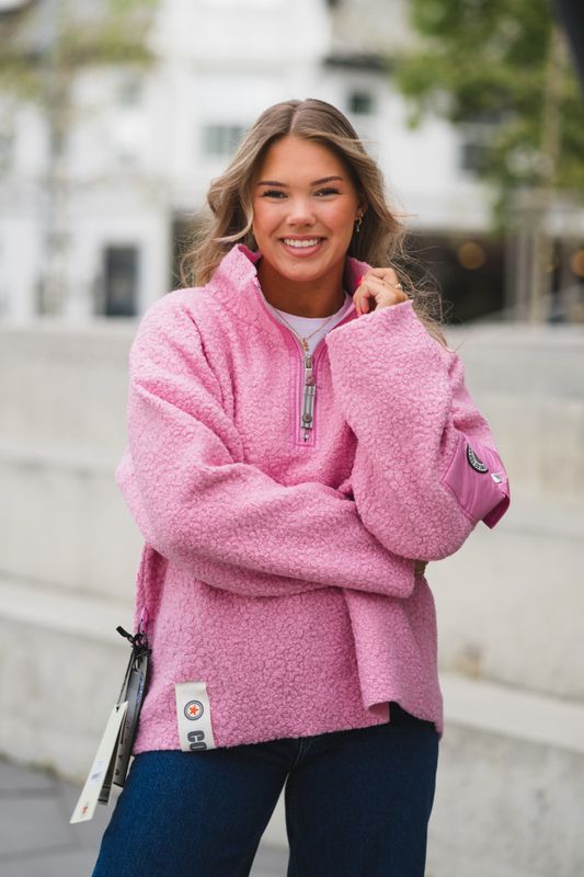 Nini Half Zip Pink 