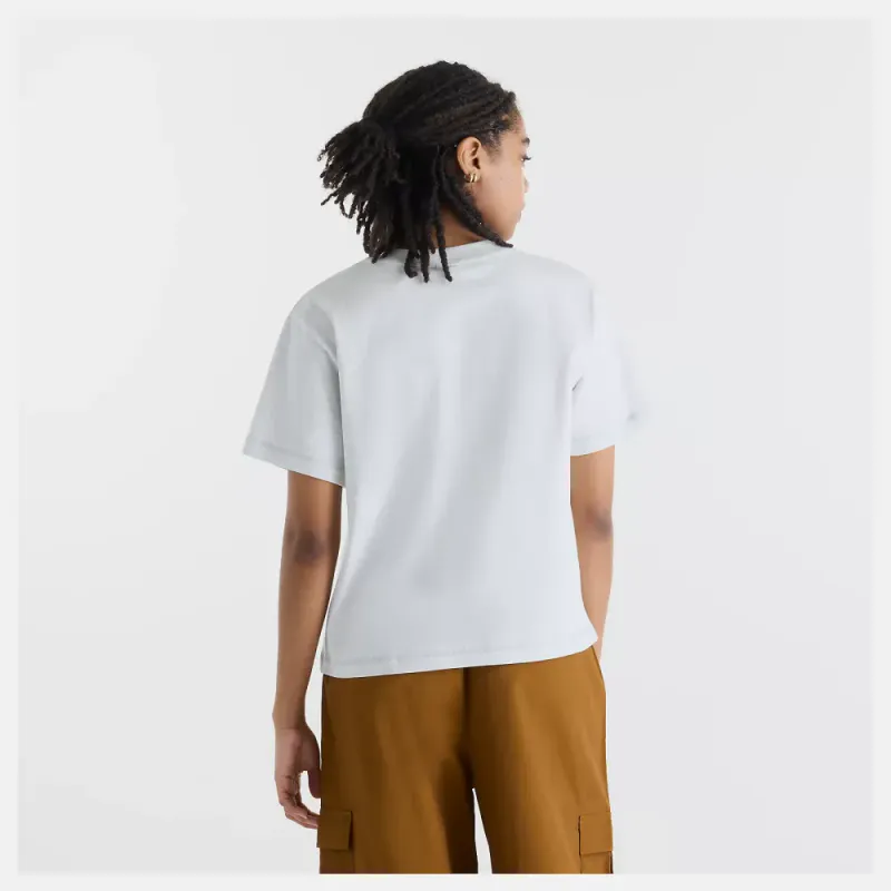 Athletics Premium Logo Hip Length Relaxed T-Shirt Ash Heather 