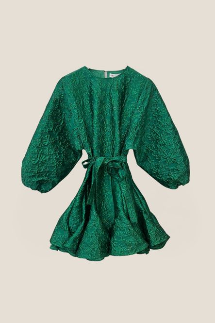 Hovedbilde Poppi Metallic Dress Green 