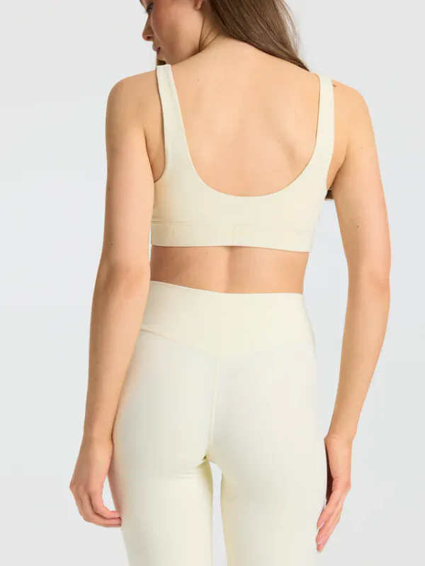 Cloudform® V-Shape Sports Bra Butter Yellow 