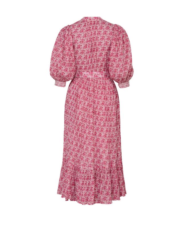 Twisted Midi Dress Wildflowers 