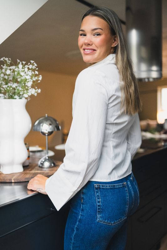 Rosa Solid Shirt White 
