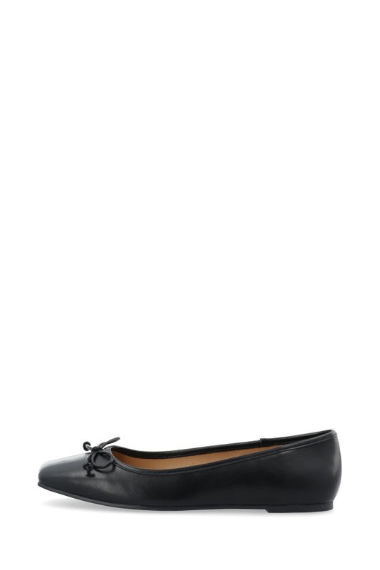 Rose Karré Ballet Flat Faux Leather Black 