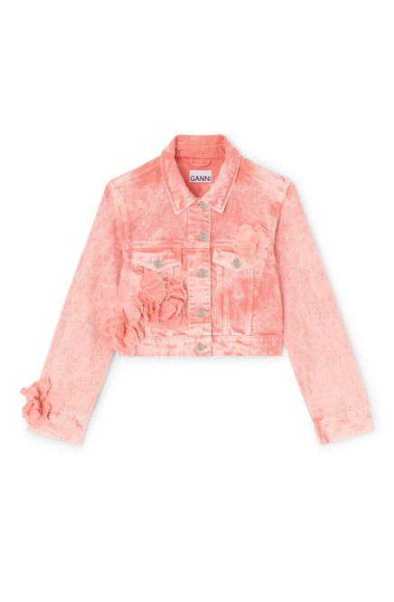 Hovedbilde Overdyed Denim Cropped Jacket Lantana 