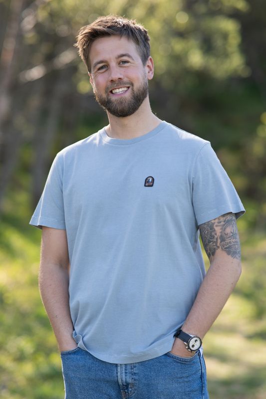 Patch Tee Man Bluestone 