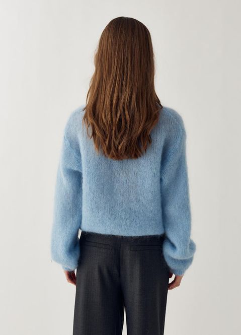 Hovedbilde Kae Mohair Cardigan Baby Blue 