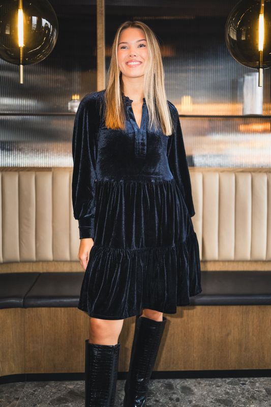 Viggase Dress Dark Navy