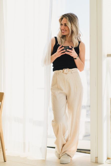 Hovedbilde Zephyr Linen Pant Straw 