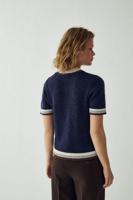 Hovedbilde Marthy Knit Navy Brown 