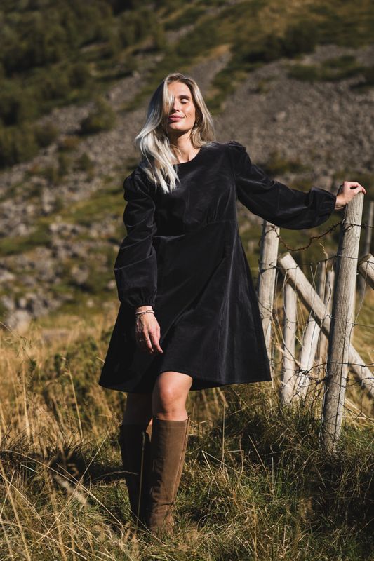 Miller Short Dress Antracite  
