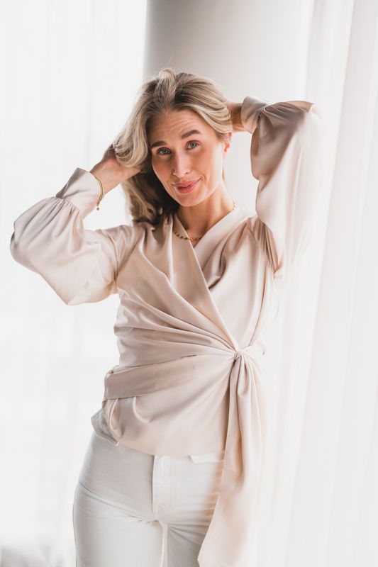 Ines Blouse Ivory 
